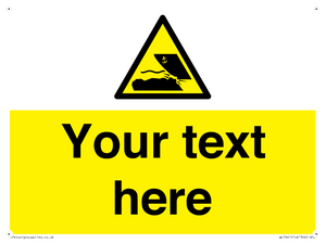 Custom Warning submerged objects in watercraft areas